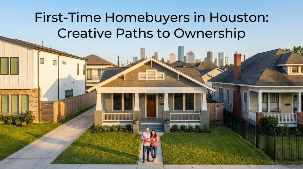 First-Time Homebuyers in Houston: Creative Paths to Ownership When Prices Feel Out of Reach