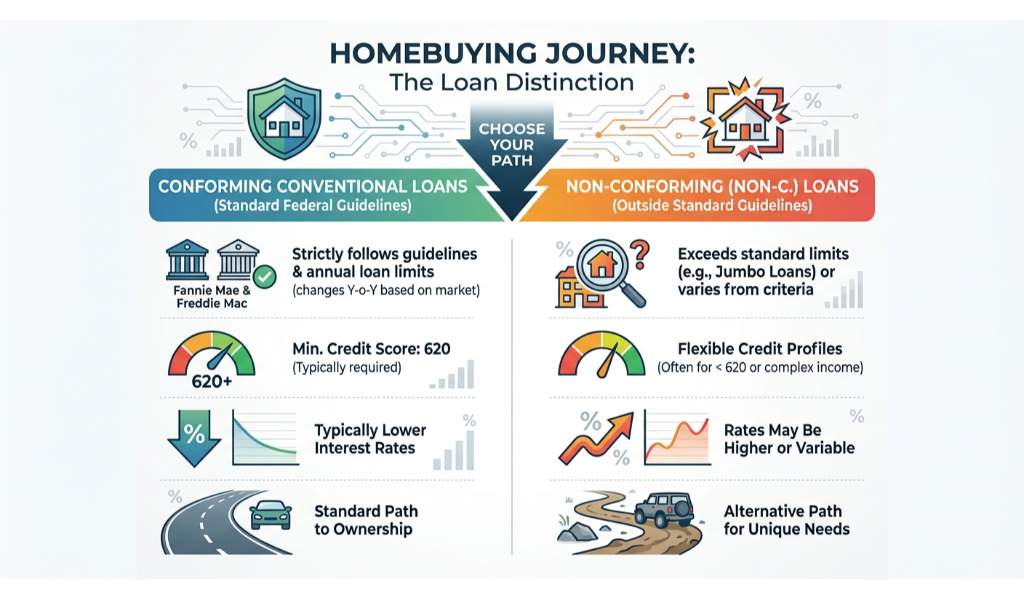 Conforming vs. Non-Conforming Conventional Loans